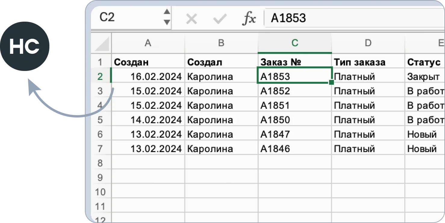 Перенос данных в HelloClient из RemOnline и других программ